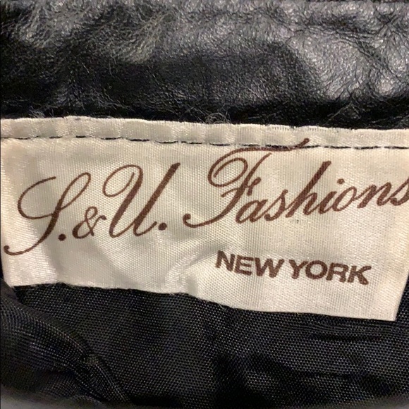 80’s Vintage Genuine Leather Skirt - Picture 3 of 8